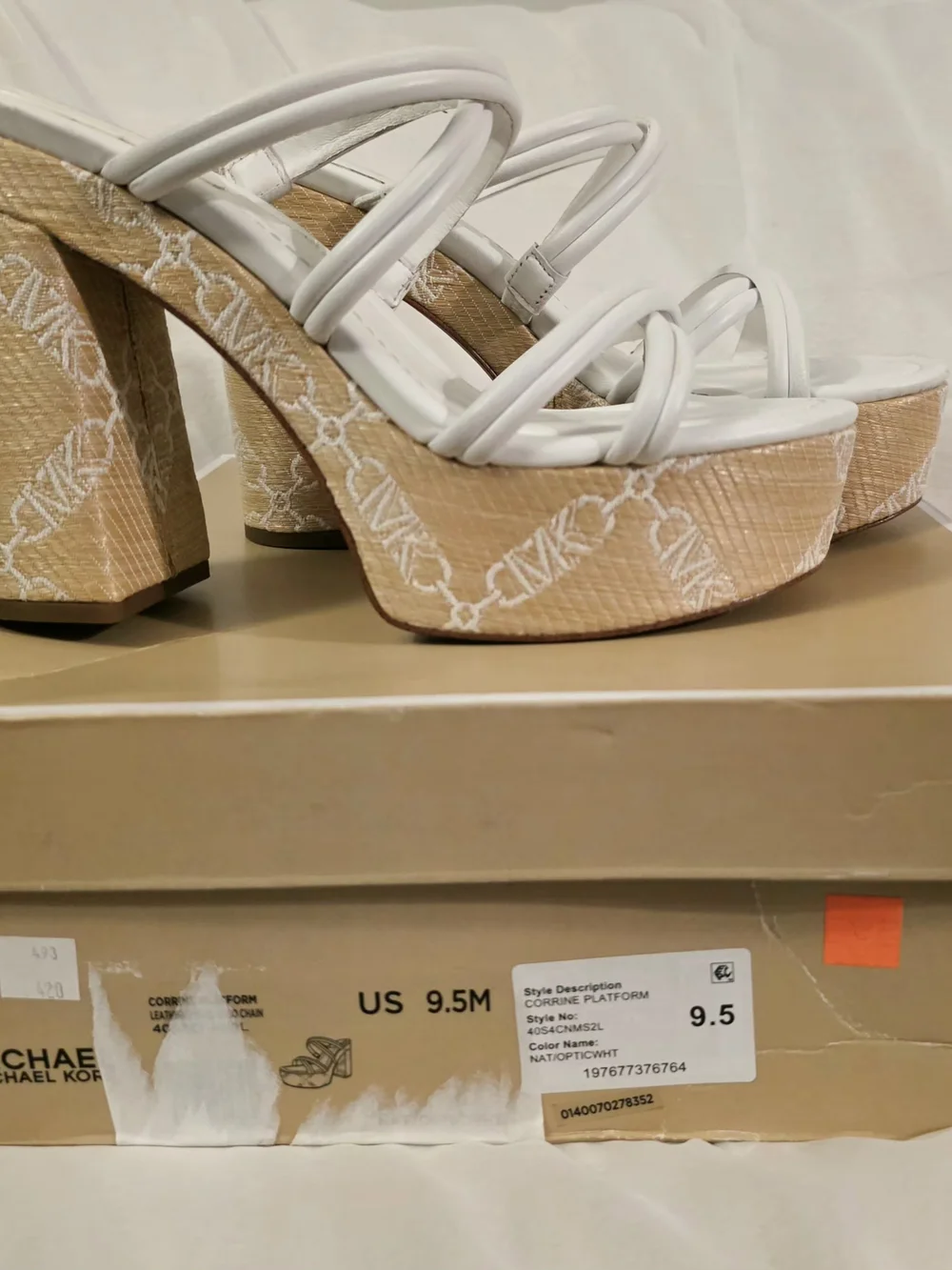 ✨ LIKE NEW ✨ Michael Kors Corrine Platform Sandals 9.5M